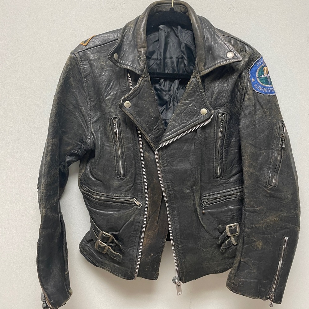 Real vintage leather jacket